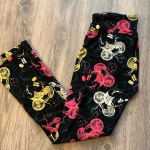 LuLaRoe Minnie Mouse OS Leggings